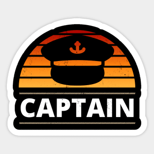 Boat Captain - For Boating and Fishing parties and fans Sticker